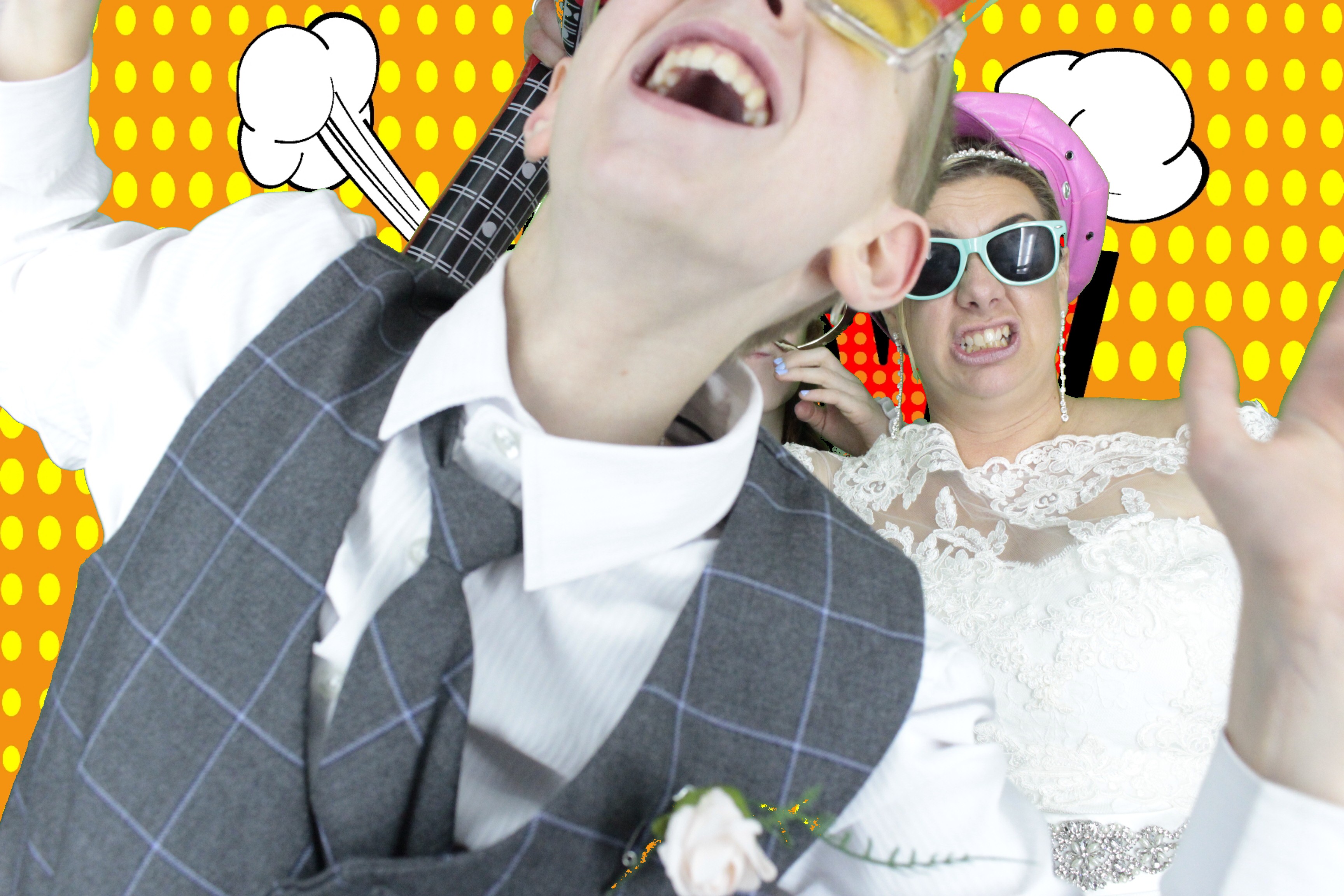 Mr & Mrs Johnson | View more photos from the event at gallery.myphotoboothexperience.co.uk/u/MyPhotoBoothExperienceLtd/Mr-Mrs-Johnson